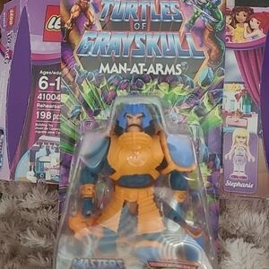 Mattel Turtles of Grayskull Man-At-Arms Action Figure - Blue & Orange